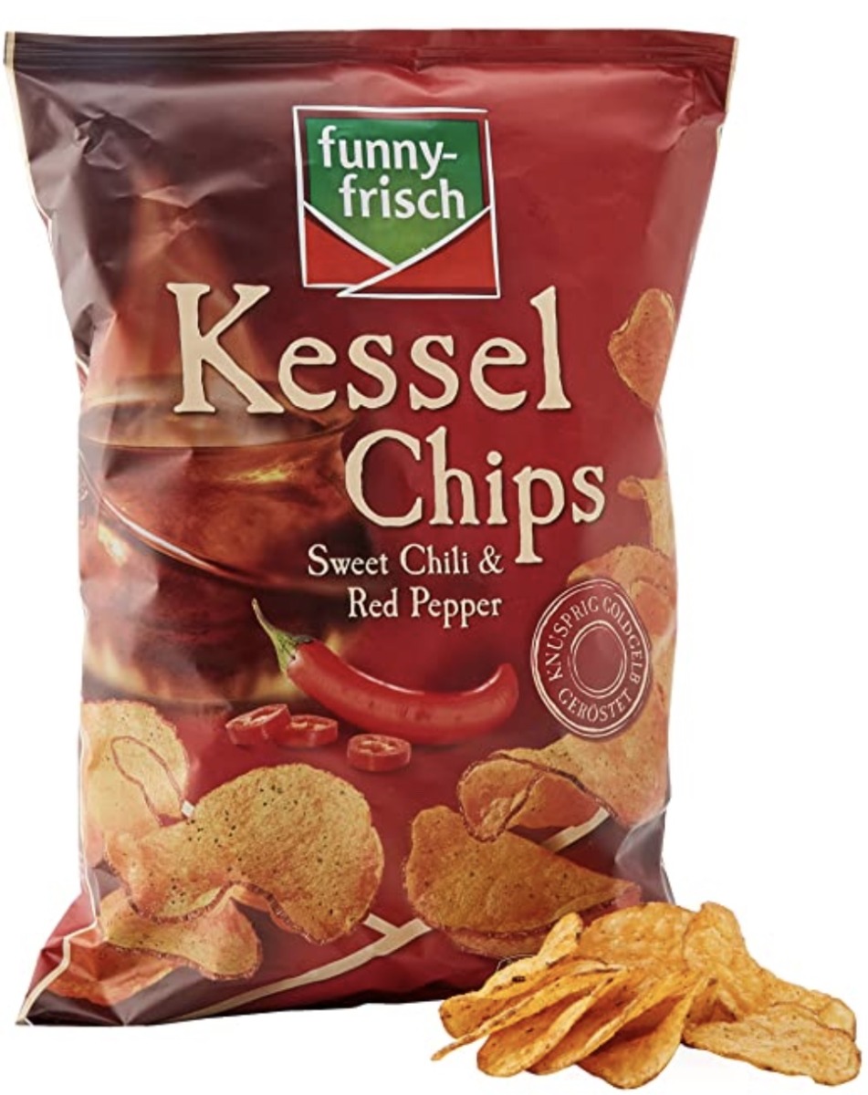 Funny Frisch Kessel Chips Sweet Chili Und Red Pepper Er Pack X