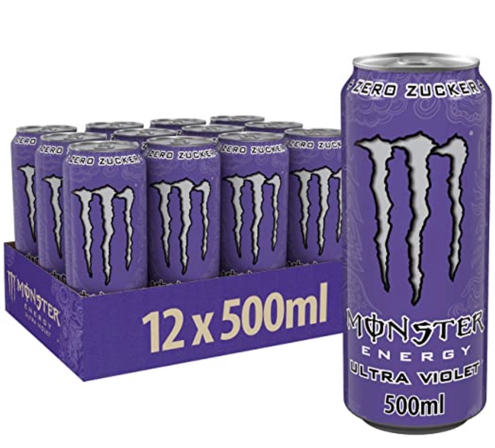 Monster Energy Drink 12x500 Ml Einweg Dosen In Verschiedenen Sorten