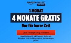 Amazon Music unlimited kostenlos testen
