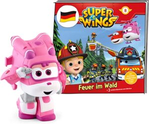 tonies Hörfigur für Toniebox, Super Wings – Feuer im Wald, Hörspiel mit 4 Geschichten für Kinder ab 3 Jahren, Spielzeit ca. 58 Minuten 