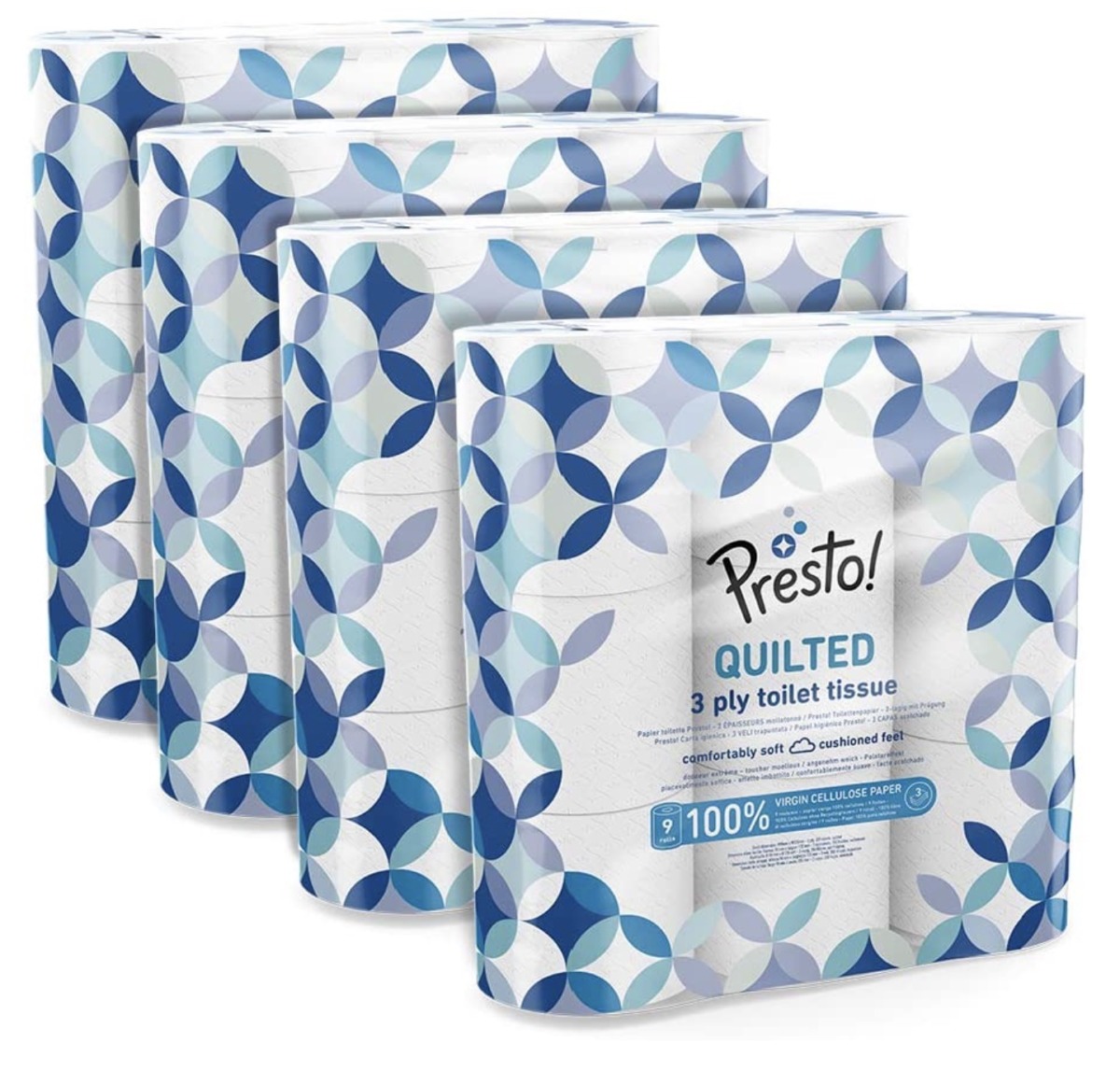 Presto! 3-lagiges Toilettenpapier