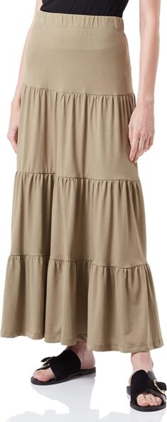ONLY Damen Onlmay Maxi Skirt Box JRS Rock