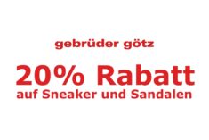 20% Rabatt bei Gebrüder Götz