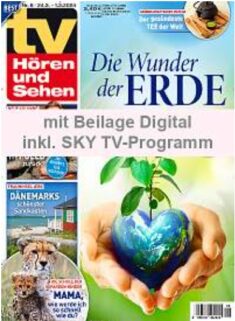 Zeitschrift tv Hören und Sehen mit tv world im Jahresabo 2024