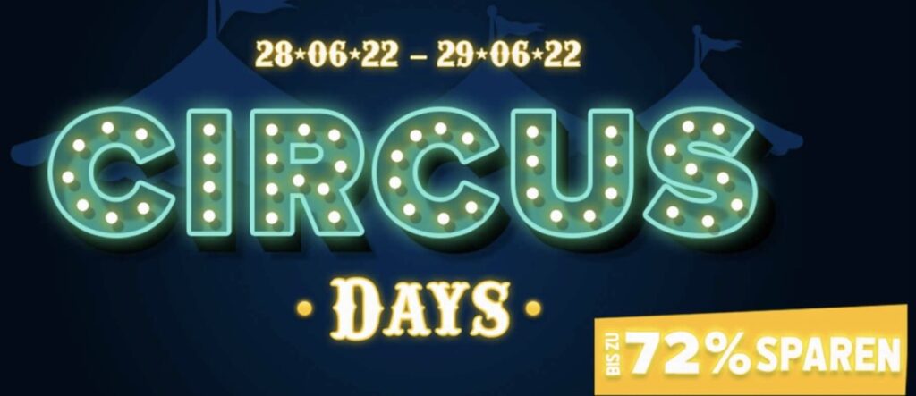 Travelcircus : Circus Days Juni 2022 – Musical Deals (Eiskönigin, Harry Potter), Disneyland Deal und Hotel Deals