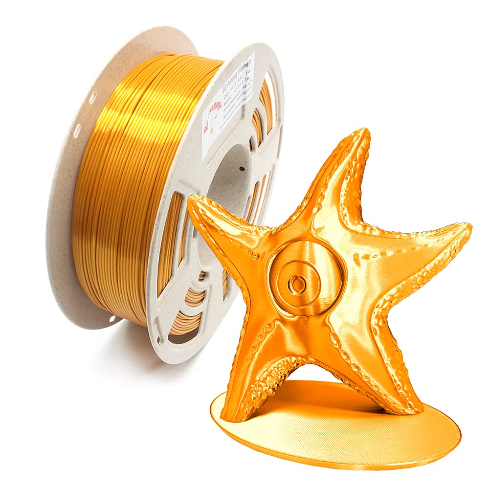Reprapper 3D-Drucker Spezialfilament Gold mit Seidenglanz (und andere Farben) PLA Filament 1kg PRIME