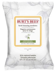 Burt’s Bees Natürliche Feuchttücher zur Gesichtsreinigung (30 Stück)