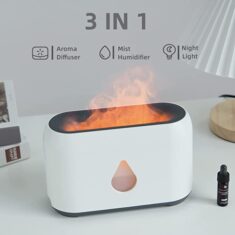Aroma Diffuser mit Flammen-Effekt-Licht