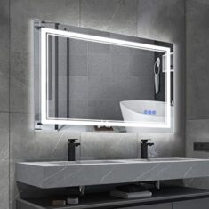 BBE 900 x 700 mm LED-Badezimmer Wandspiegel