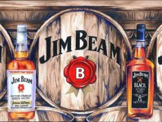 Hslly Jim Beam Beer Blechschild