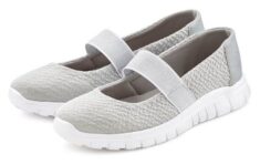 LASCANA Sneaker Ballerina ultraleicht mit elastischem Glitzerband