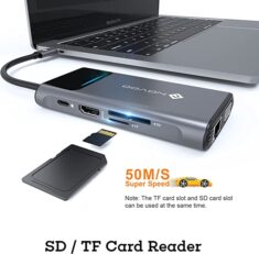 NOVOO USB C Hub Dual Display Docking Station 9-in-1