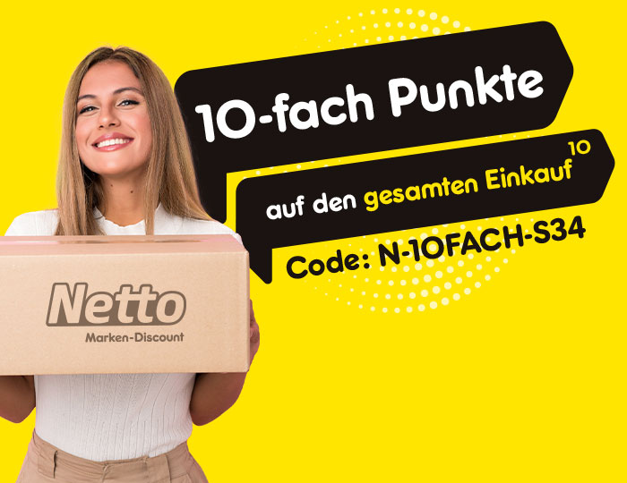 (NUR AM 21.08.22) 10-fach DeutschlandCard-Punkte auf den Einkauf Gutscheincode: N-10FACH-S34