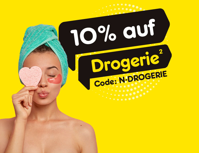 10% Rabatt auf die Kategorie Drogerie Gutscheincode: N-DROGERIE