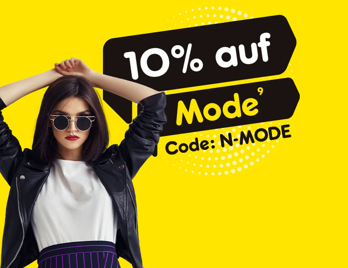 10% Rabatt auf die Kategorie Mode Gutscheincode: N-MODE