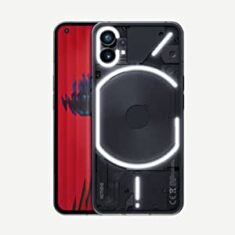 Nothing Phone (1) – 8 GB RAM + 128 GB, Glyph Interface, 50-MP-Dualkamera, Nothing OS, OLED-Display (6,55 Zoll, 120 Hz), schwarz