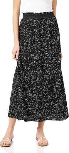 ONLY Female Maxirock Gemusterter