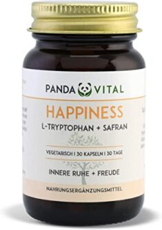 PANDAVITAL Happiness 30 Kapseln für Wohlbefinden Stimmung und innere Ruhe