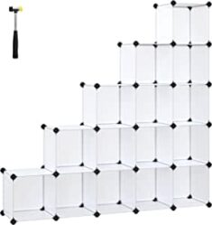 SONGMICS Regalsystem, Steckregal, 15 Würfel