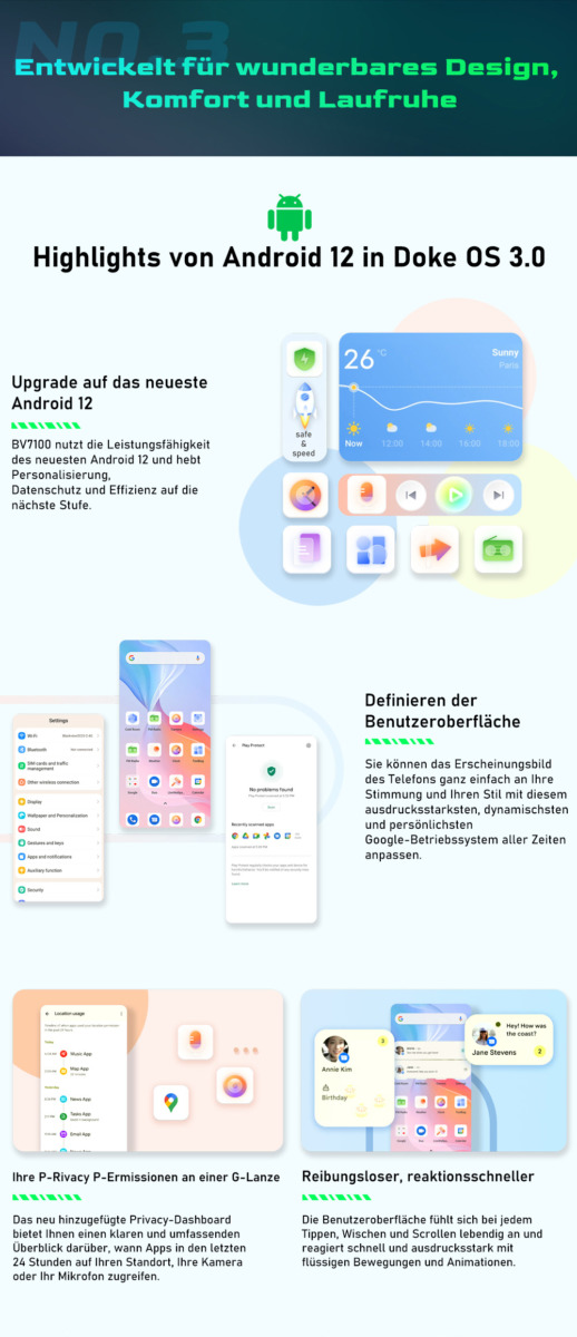 Blackview BV7100 Outdoor Smartphone 6GB+128GB 13000mAh 4G Andriod 12 21 75038e45ac546c6e