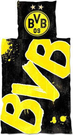 Borussia Dortmund BVB-Bettwäsche Glow in the Dark (135x200cm)