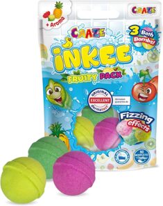 CRAZE INKEE Fruity Pack Badebomben 3 Badekugeln
