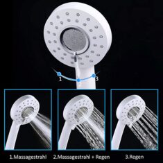 GAPPO Wassersparender Duschkopf