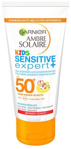 Garnier Ambre Solaire Sonnencreme Kids 50 ml, LSF 50+