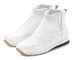 LASCANA Stiefelette Boots mit modischer Stepp-Optik