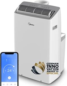 Midea Mobiles Klimagerät Real Cool 35, 12000 BTU 3,5kW, Kühlen&Ventilieren&Entfeuchten