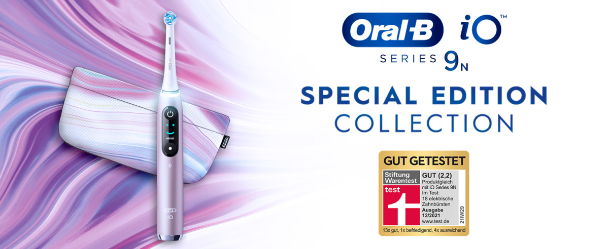 Oral B iO Series 9 Elektrische Zahnbürste Special Edition Rose Quartz2