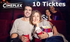 Cineplex – 10 Kinotickets für alle 2D-Filme inkl. Filmzuschlag und Loge