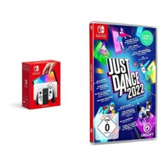 Nintendo Switch-Konsole (OLED-Modell) Weiß + Just Dance 2022