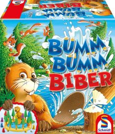 Schmidt Spiele 40618 Bumm Bumm Biber, 3D Action Kinderspiel