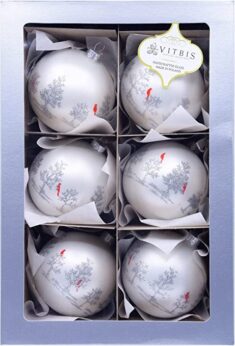 Weihnachtsbaumschmuck Set mit 6 Einzigartigen Kugeln