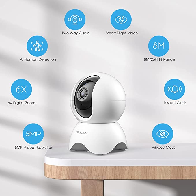 Assark 5MP Überwachungskamera mit Bewegungserkennung und Nachtsicht 5 61Cfho2rXL. AC SX679