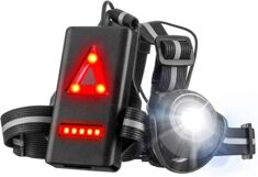 BRGOOD wiederaufladbares LED Lauflicht