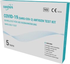 EUROPAPA® 5x Corona Laientest Selbsttest Covid-19 Antigentest auf SARS-CoV-2