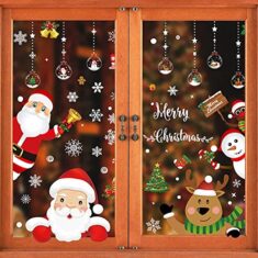 Fensteraufkleber für Weihnachten2