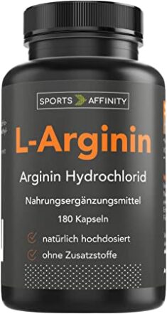 Premium L-Arginin Hochdosiert, 180 vegane Kapseln