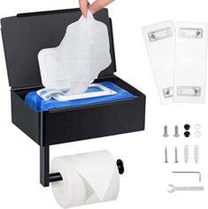 Toilettenpapierhalter mit Feuchttücherbox