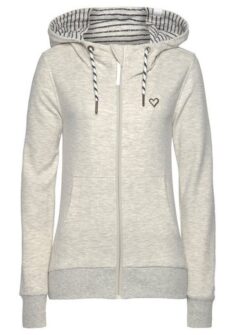 Alife & Kickin Sweatjacke JessyAK mit großem Logoprint auf den Ärmeln & schönen Kontrastdetails