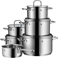 Otto Deal des Tages- WMF Topf-Set »Inspiration«, Cromargan® Edelstahl Rostfrei 18:10, (Set, 11-tlg), Induktion