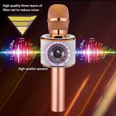 BONAOK Drahtloses Bluetooth Karaoke Mikrofon