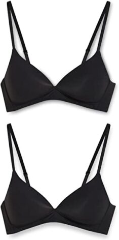 C&A Damen Bügelloser BH Non Wired Bra Stretch|Lycra® 2er Pack