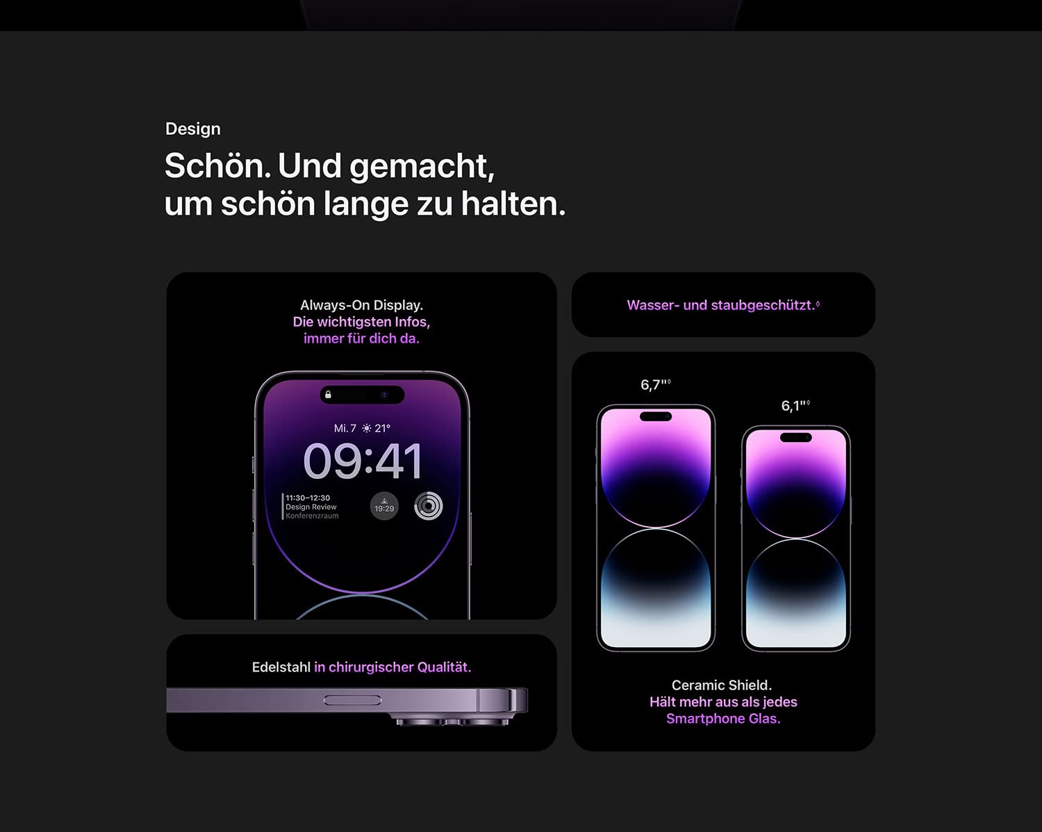 DEDE iPhone 14 Pro 5G Q422 Web Marketing Page PSD Bronze L 02. CB618121534