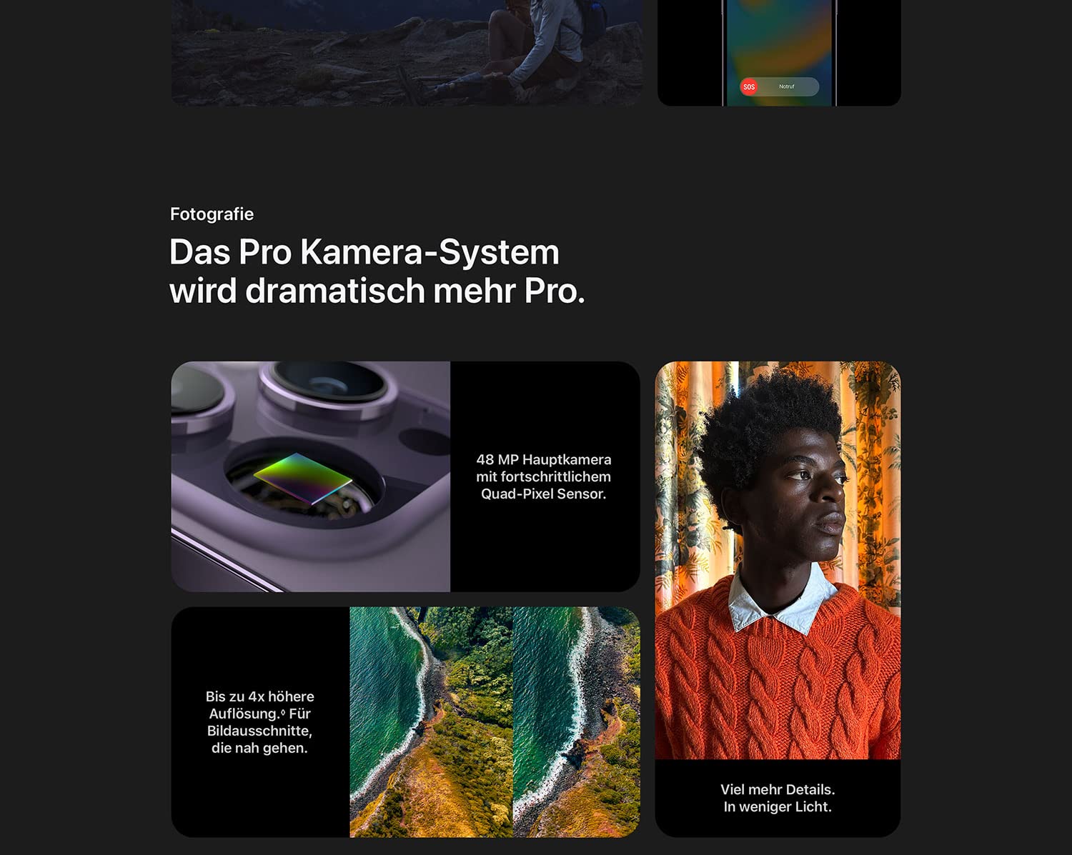 DEDE iPhone 14 Pro 5G Q422 Web Marketing Page PSD Bronze L 04. CB618121534