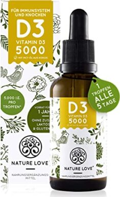 NATURE LOVE® Vitamin D3 5000 (50ml flüssig)