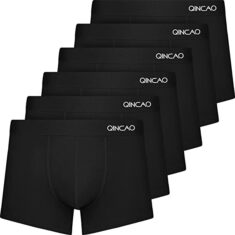 QINCAO Boxershorts Herren 6er Pack ohne kratzenden Zettel