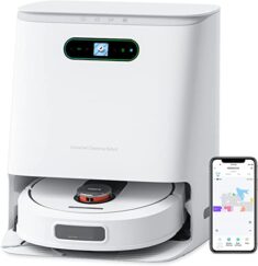 ROIDMI Eva Saugroboter mit Wischfunktion | Staubsaugen, Kehren, Wischen, Waschen und Trocknen